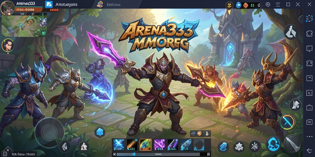 Screenshot gameplay <strong>ARENA333</strong> menunjukkan aksi seru dalam petualangan MMORPG.