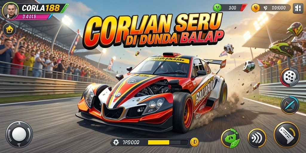 Gameplay seru dalam balapan yang menegangkan di CORLA188.