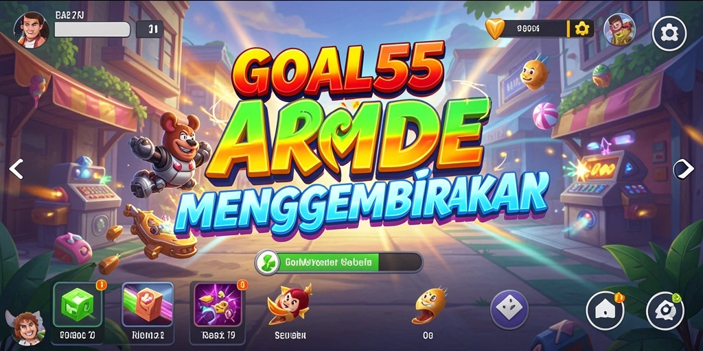 Tampilan menarik dari gameplay seru GOAL55 yang penuh tantangan.