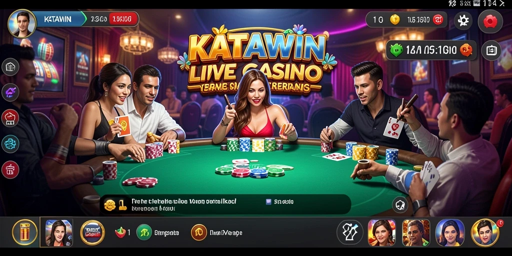 Gameplay Live Casino yang memikat dengan dealer profesional.