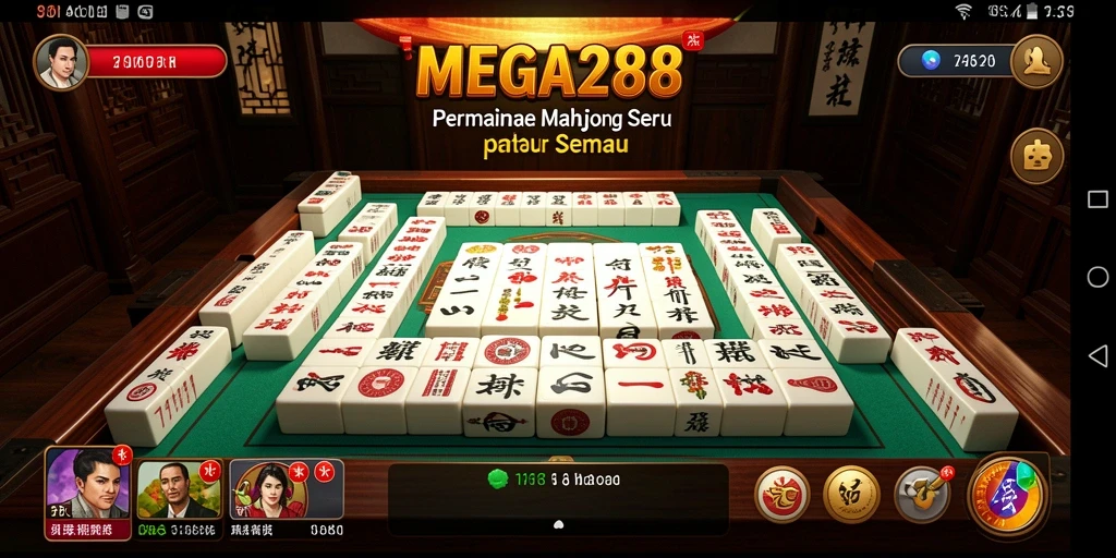 Gameplay Mahjong yang seru dan interaktif di MEGA288.
