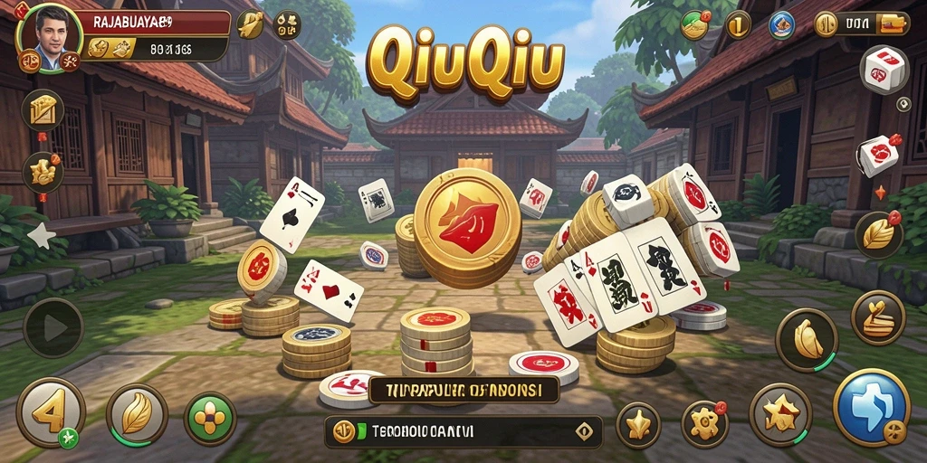 Screenshot utama RAJABUAYA89 menampilkan gameplay QiuQiu yang mengasyikkan.