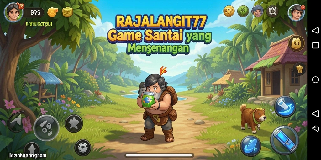 Tampilan permainan RAJALANGIT77 yang ceria dan menarik