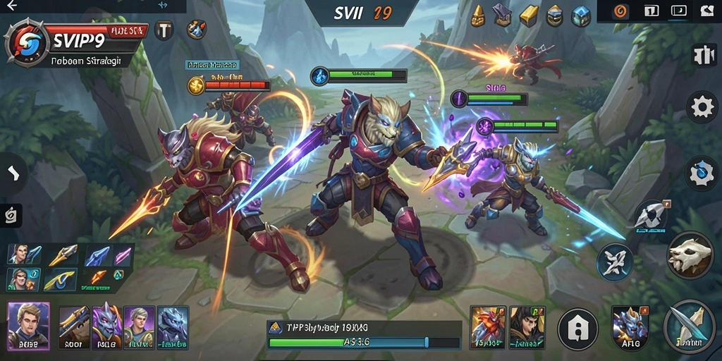 Tampilan menarik dari gameplay dinamis di SVIP9.