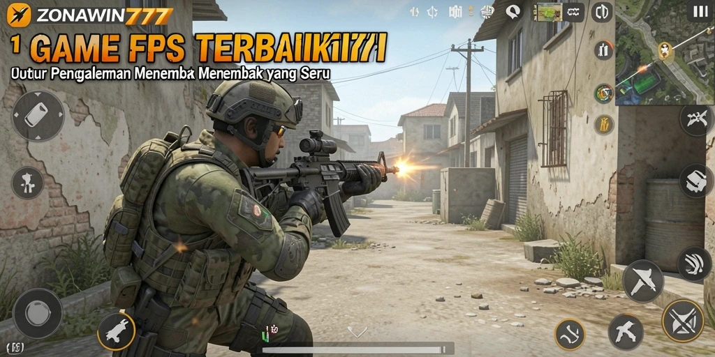 Tangkapan layar menampilkan aksi seru dalam permainan FPS.